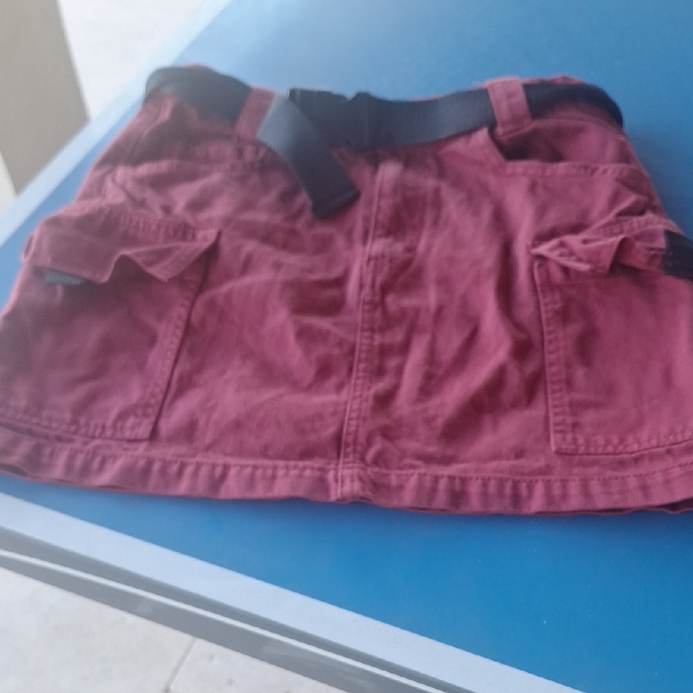 Forever 21 Burgundy Skirt